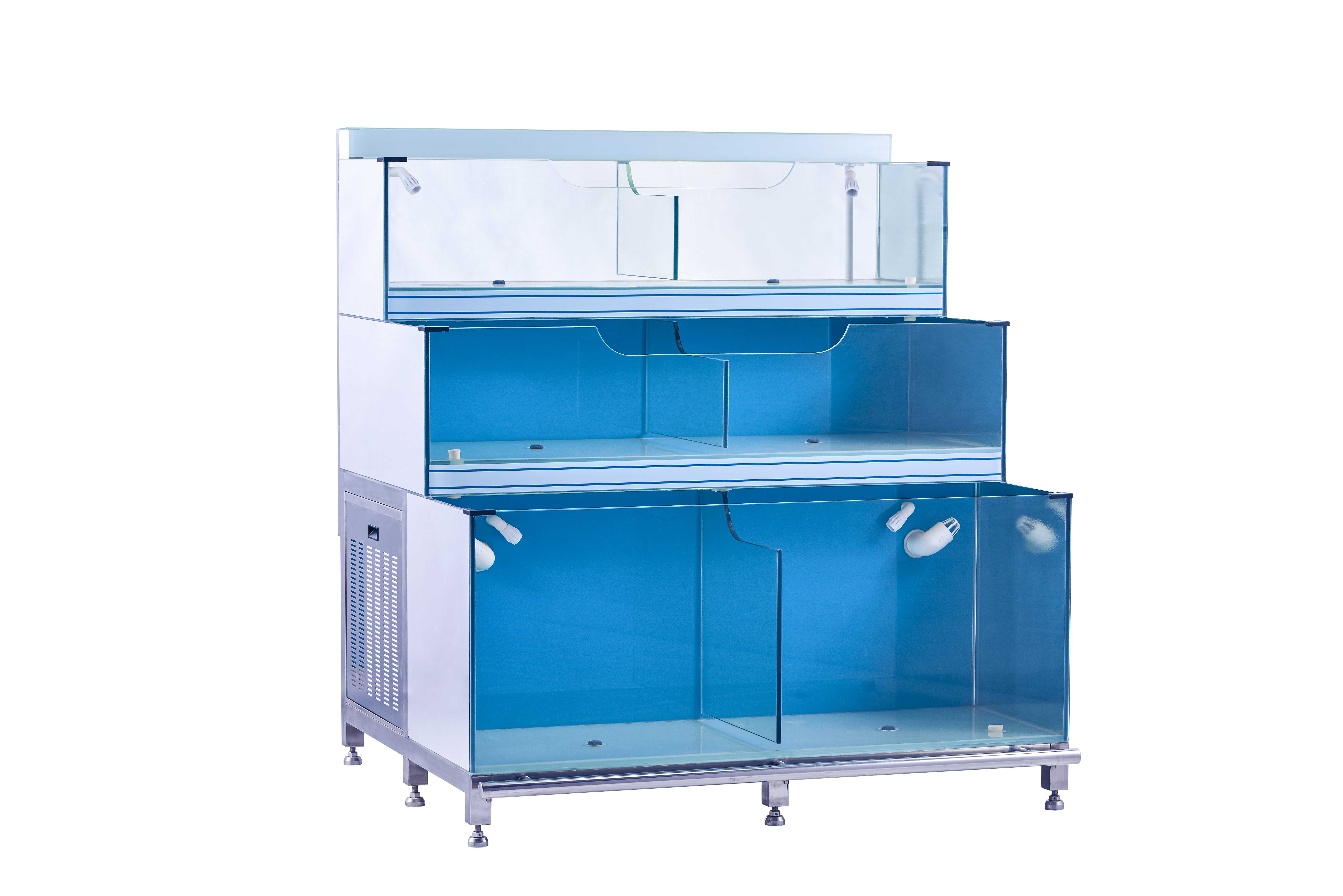 Three-tier seafood pool