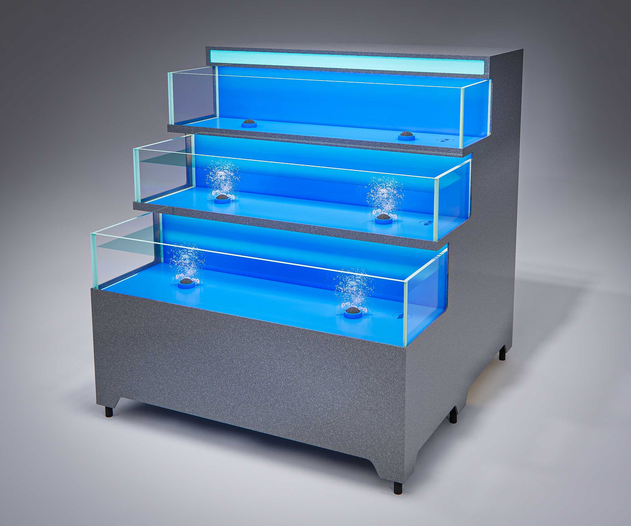 Three-layer crawling cylinder