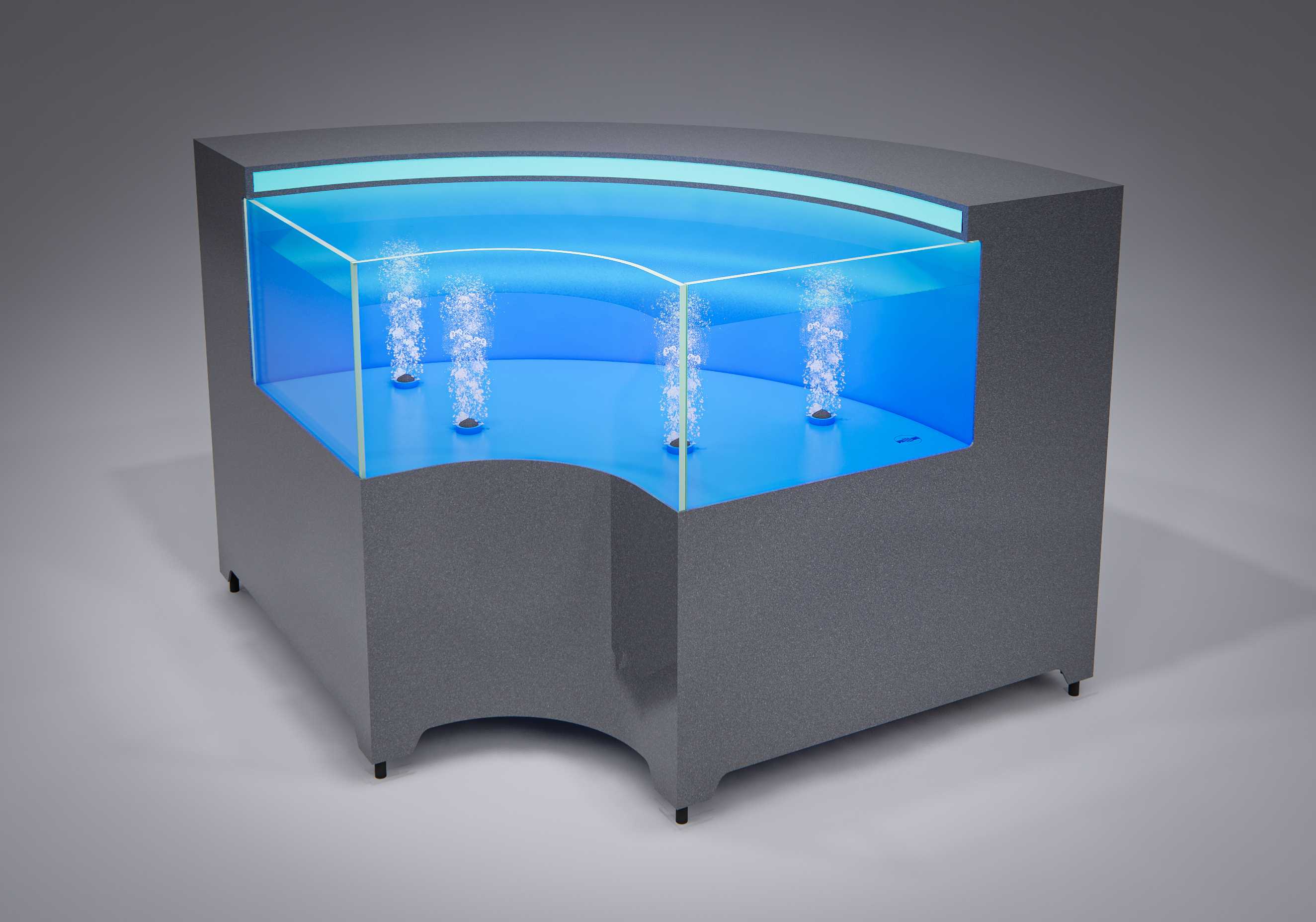 Inner corner single-layer large cylinder