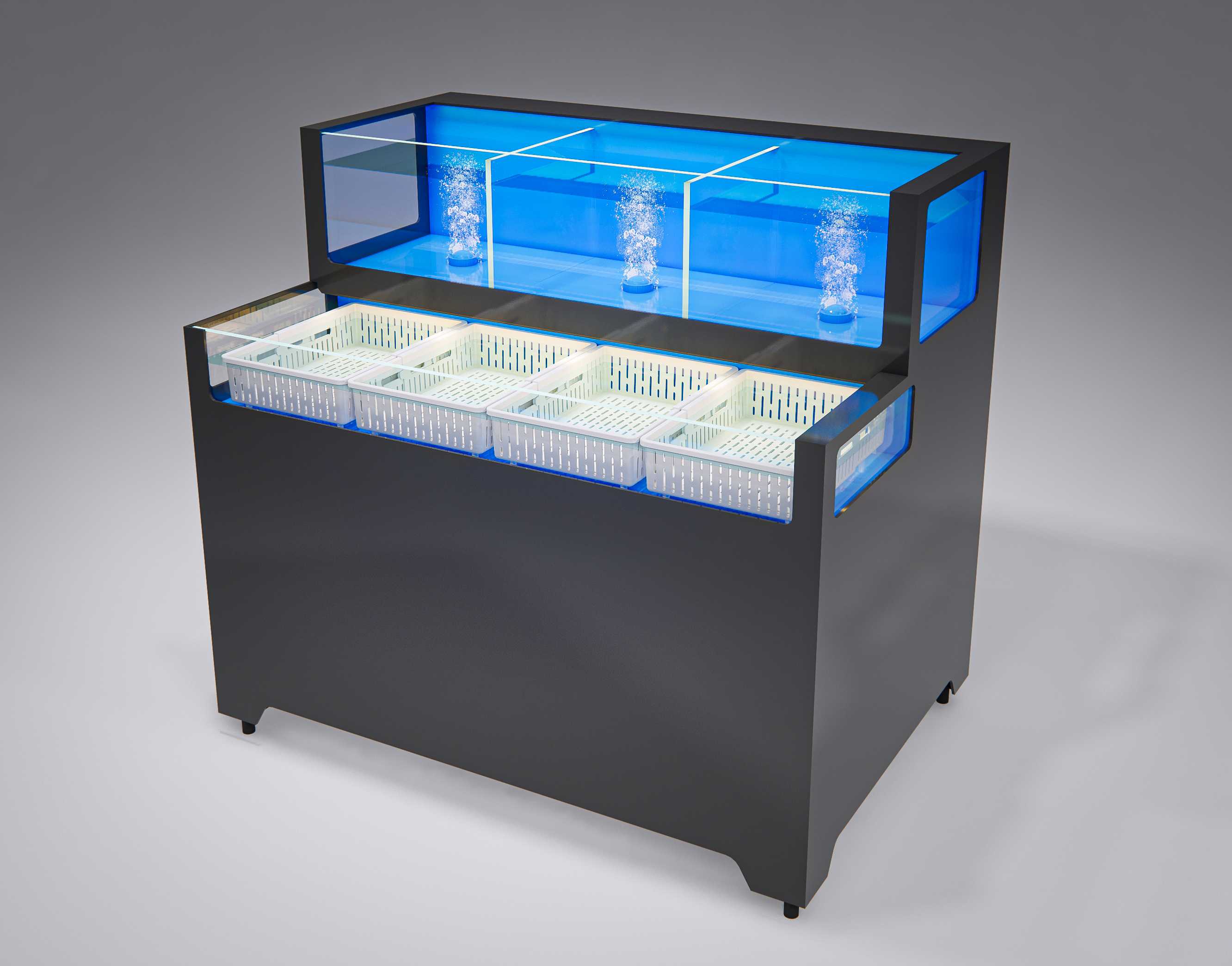  Fish and shellfish combination tank (dual system)