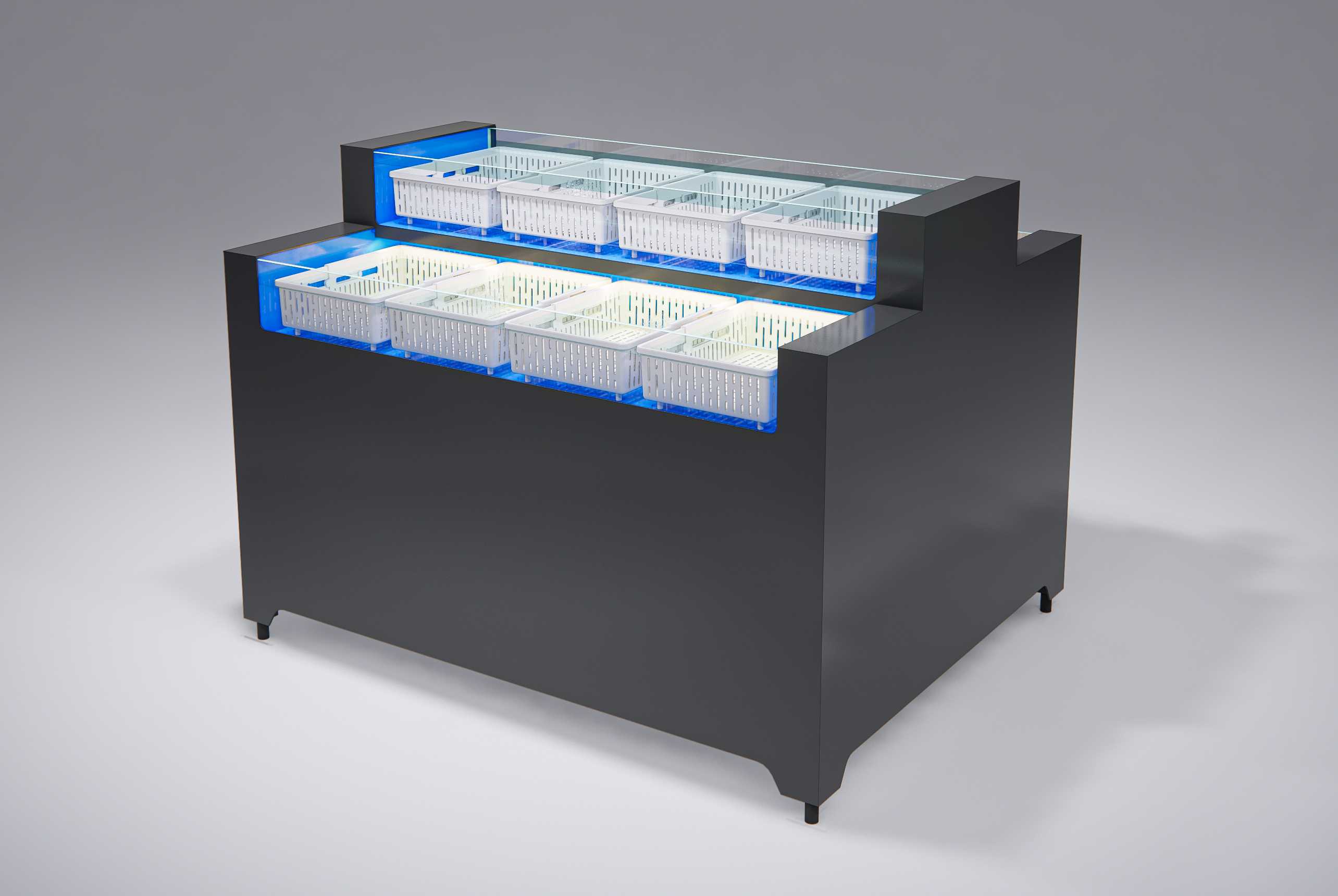  Double-sided shellfish tank